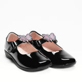 Lelli Kelly LK8411 Luna Butterfly Patent Interchangeable School Shoes - Annie F