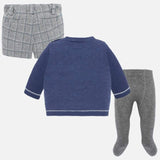 Mayoral Baby Boys Three Piece Set - Jumper, Shorts & Tights - 2206