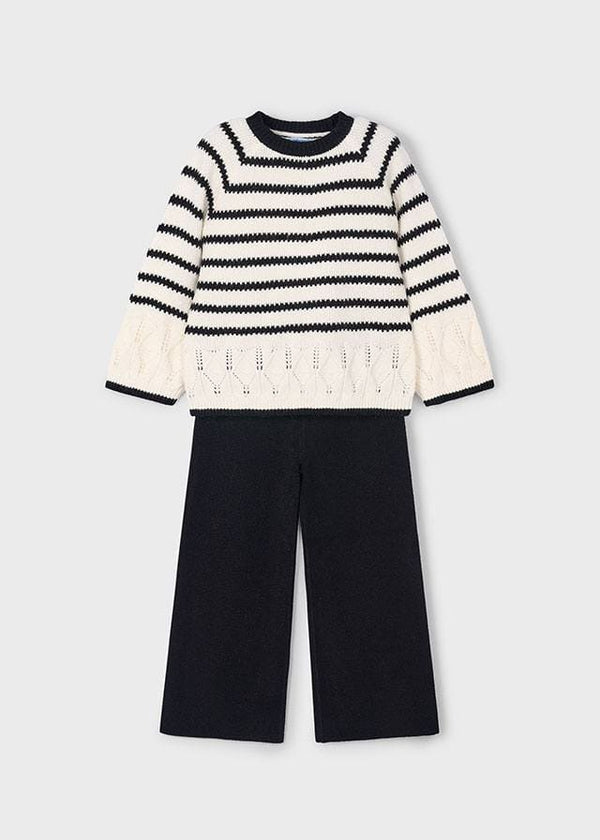 Mayoral Girls Jumper And Flared Trouser Set 4582