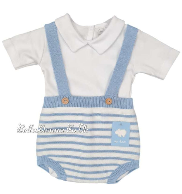 Mac ilusion Baby boys Dungaree With Rafife Bodysuit