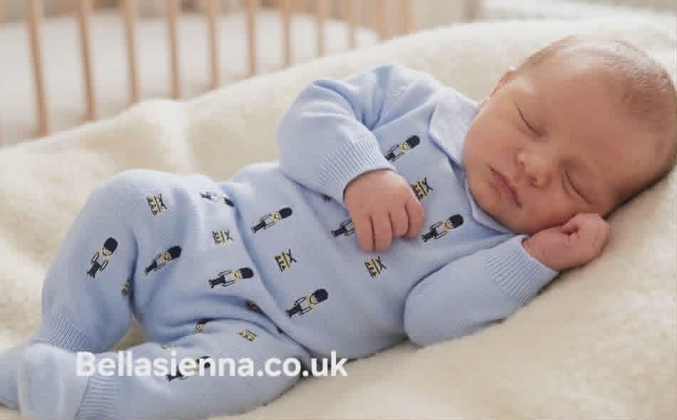 Blues Baby Knitted Soldier Romper - BB0090