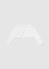 Mayoral Baby Girls White Cardigan - 318