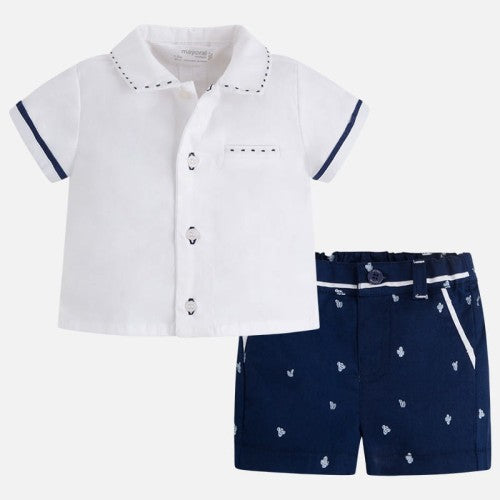 Mayoral Baby Boys Shirt & Shorts Set - 1226