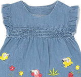 Mayoral Girls Denim Set With Embroiderery - 1208