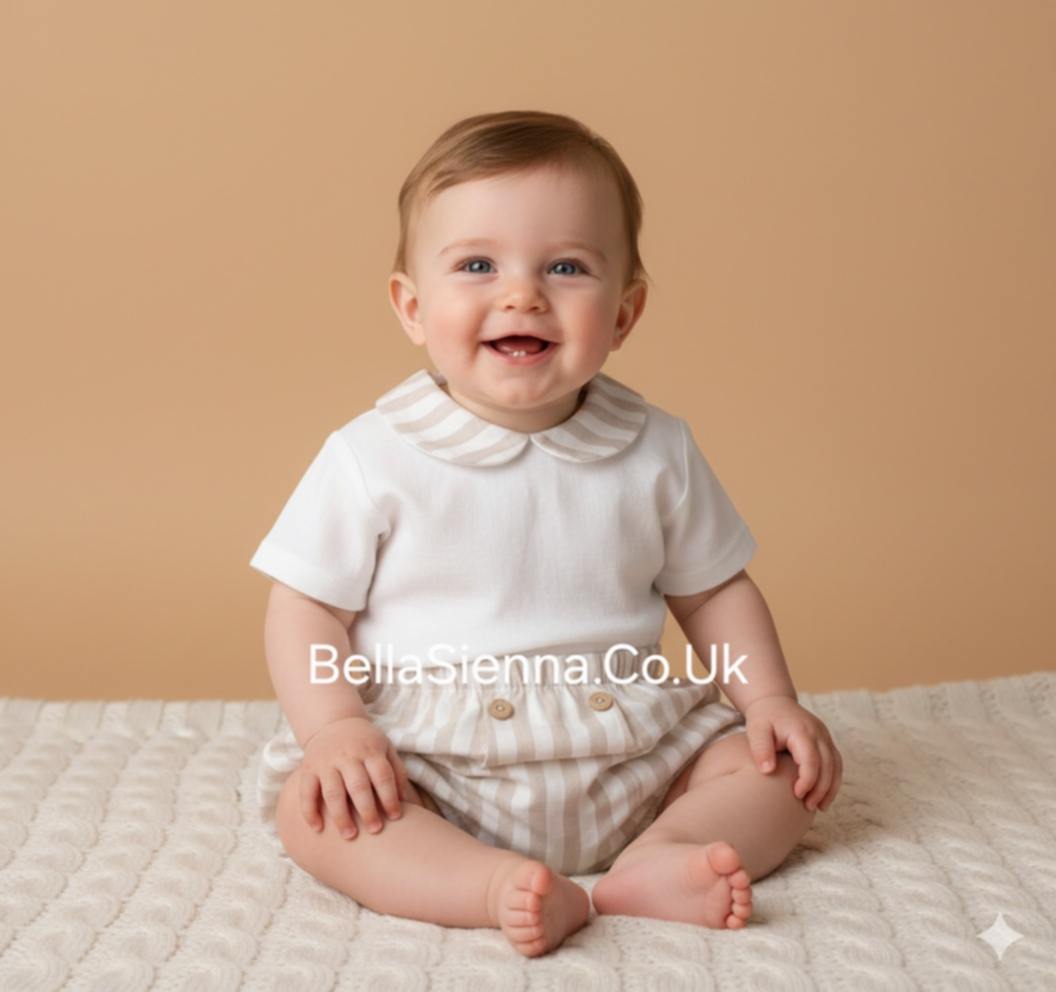Rapife Baby boys Jam Pant Outfit Beige 5233