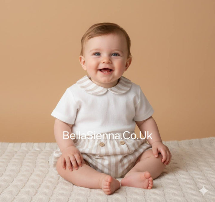 Rapife Baby boys Jam Pant Outfit Beige 5233