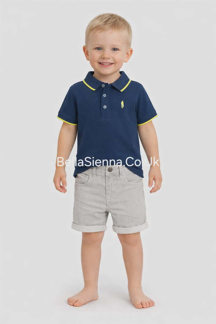 Mayoral Boys Blue T-Shirt & Blue Shorts Set 1064