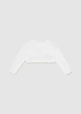 Mayoral Baby Girls White Cardigan - 318