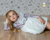 Abuela Tata Lilac & Green Tulle Ballerina Dress - 2599400