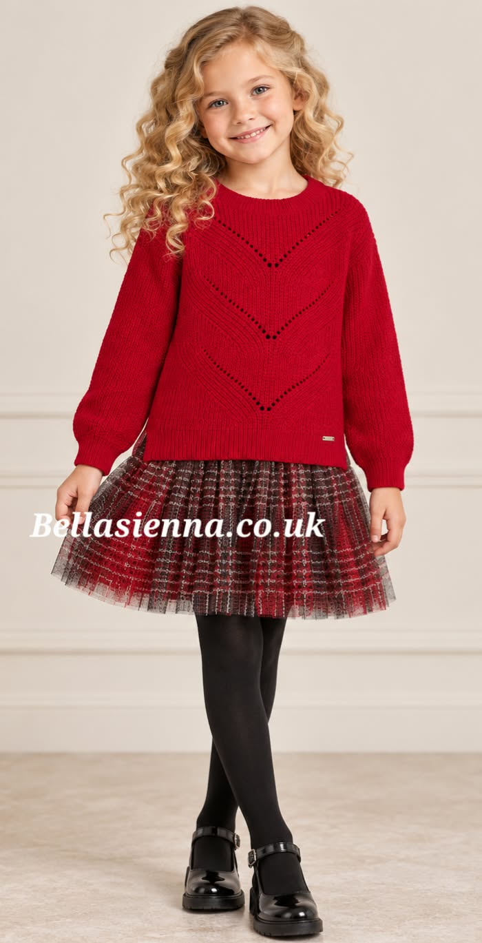 Mayoral Two Piece Dress Set - 4915 - Red