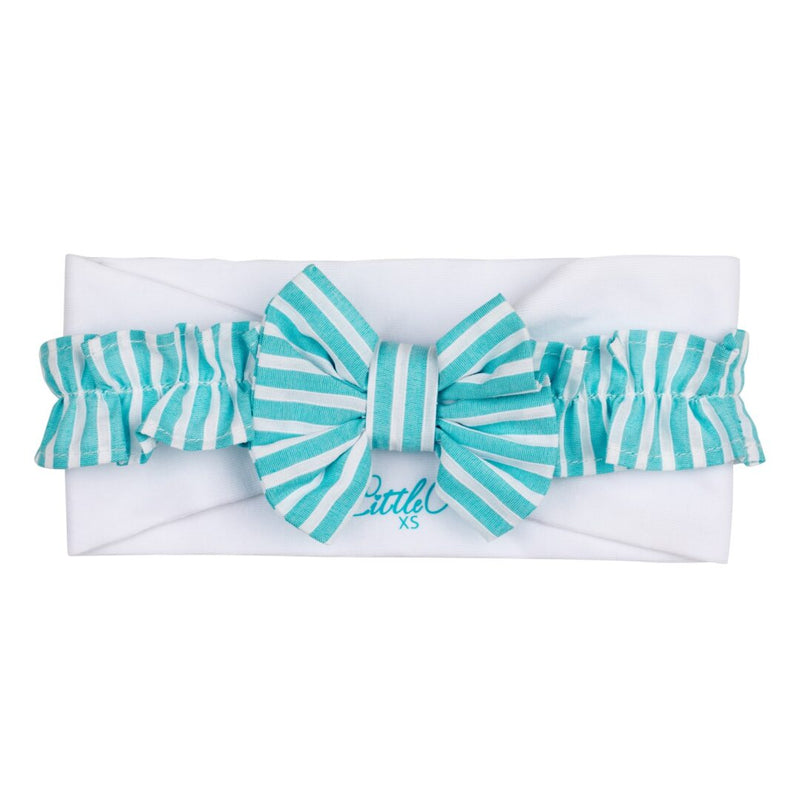 Little A "KELLY" Stripe Seersucker Headband- LA24211