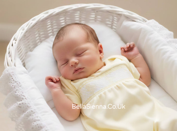 Blues Baby Unisex Lemon Romper With Chick Smock Detail - BB0416