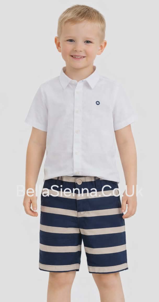 Mayoral Boys Smart Shirt & Shorts Set - 3284