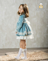 Abuela Tata Velvet & Lace Dress - 2599393