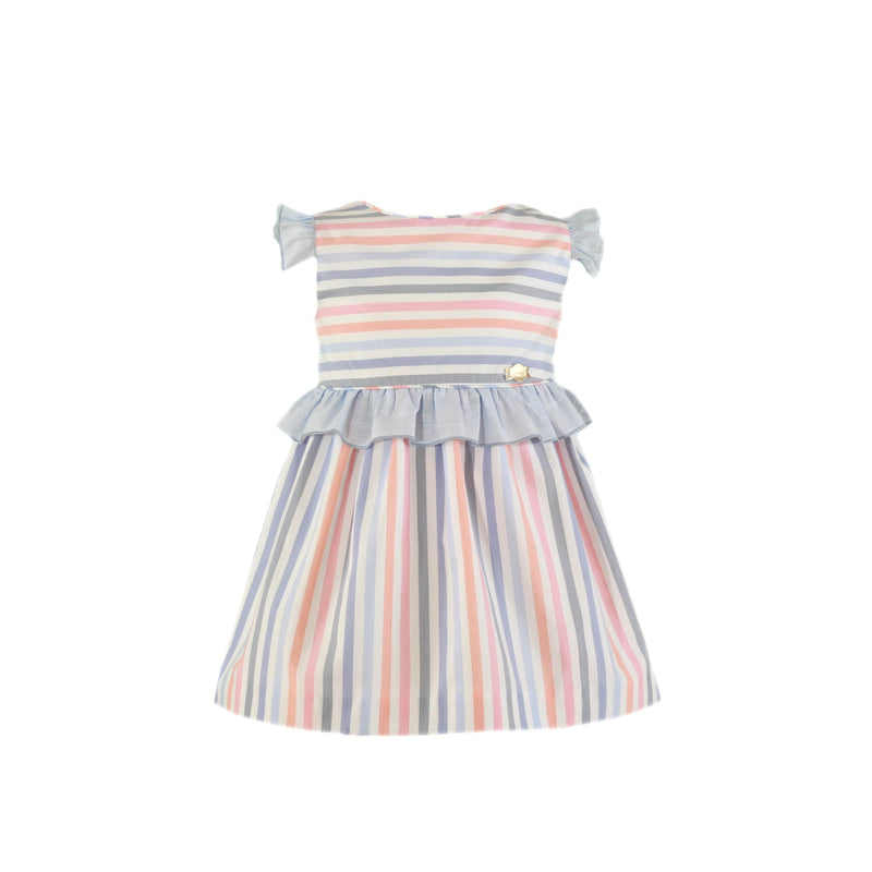 Miranda Girls Striped Dress - 604 V