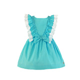 Miranda Turquoise & White Dress - 0616