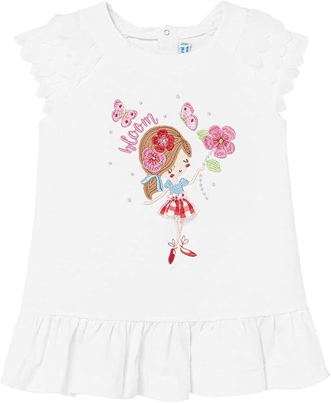 Mayoral Girls Baby White Dress 1975