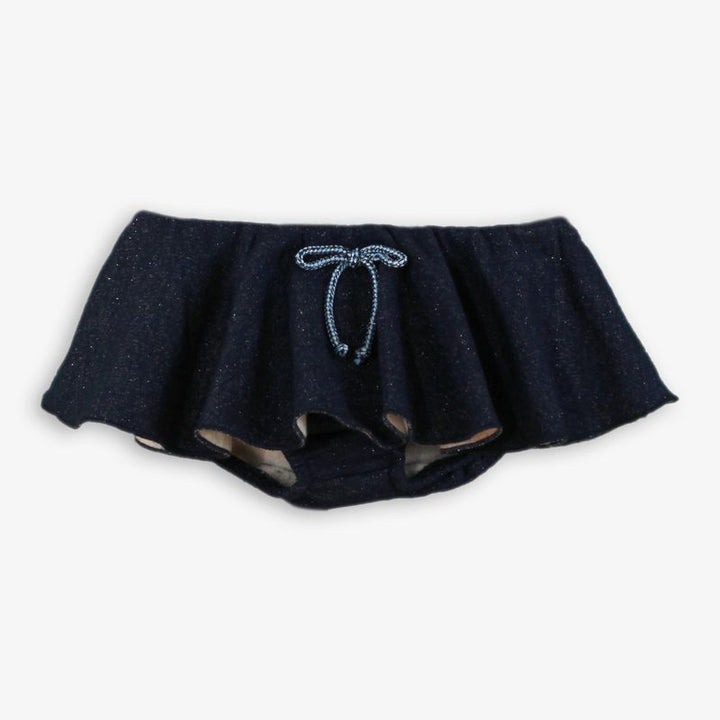 Miranda Girls Navy Jumper & Skort Set With Sparkly Swans - 622