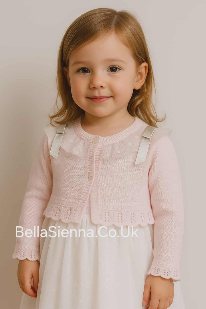 Mac ilusion Girls Pink Cardigan 7872