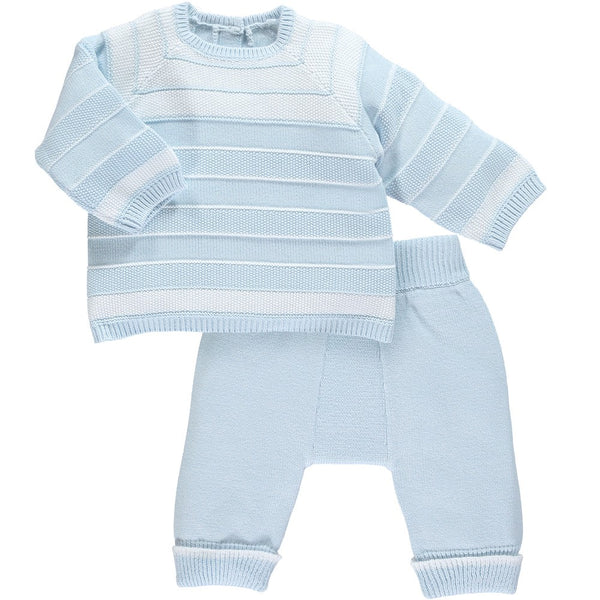 Emile et Rose Baby Boys Two Piece Knitted Outfit Kipp