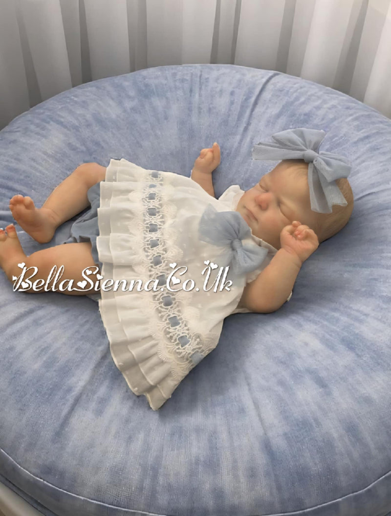 Basmarti Pretty Two Piece Set With Tulle Bow - 25120