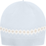 Emile et Rose Baby Blue Three Piece Teddy Bear Knitted Baby Set With Matching Hat - Kipling