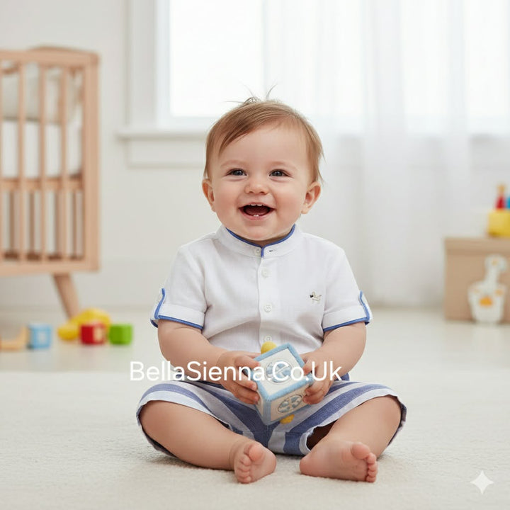 Mayoral Baby Boys Smart Shirt & Shorts Set - 1218