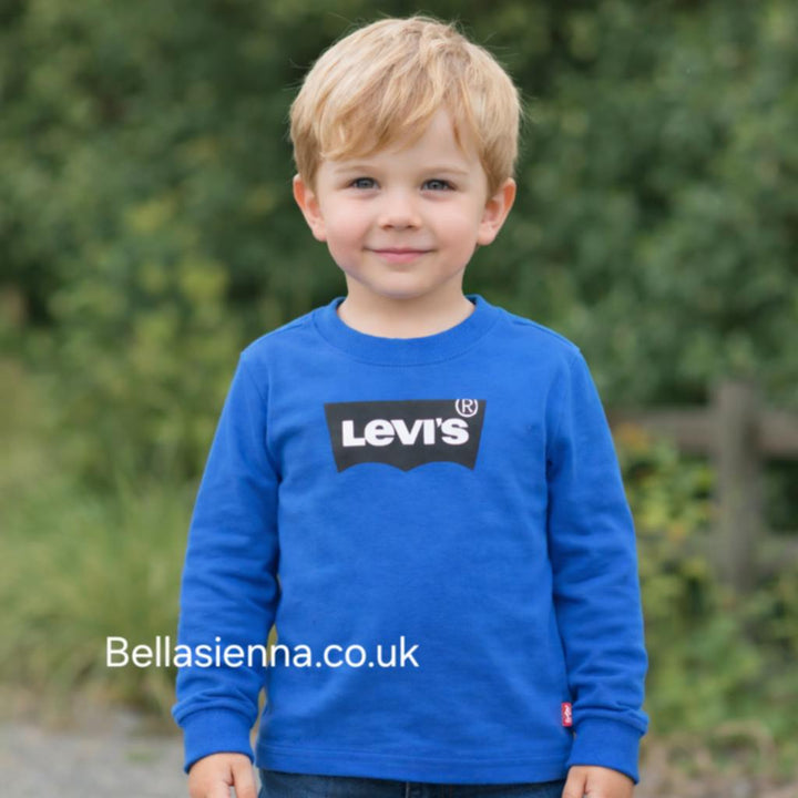 Levi's Kids Long Sleeved Print T-Shirt - "STAR SAPPIRE" - 6E8646-U6K