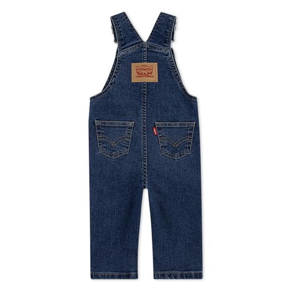Levi's Kids White/Red Long Sleeved T-shirt & Dungaree Set