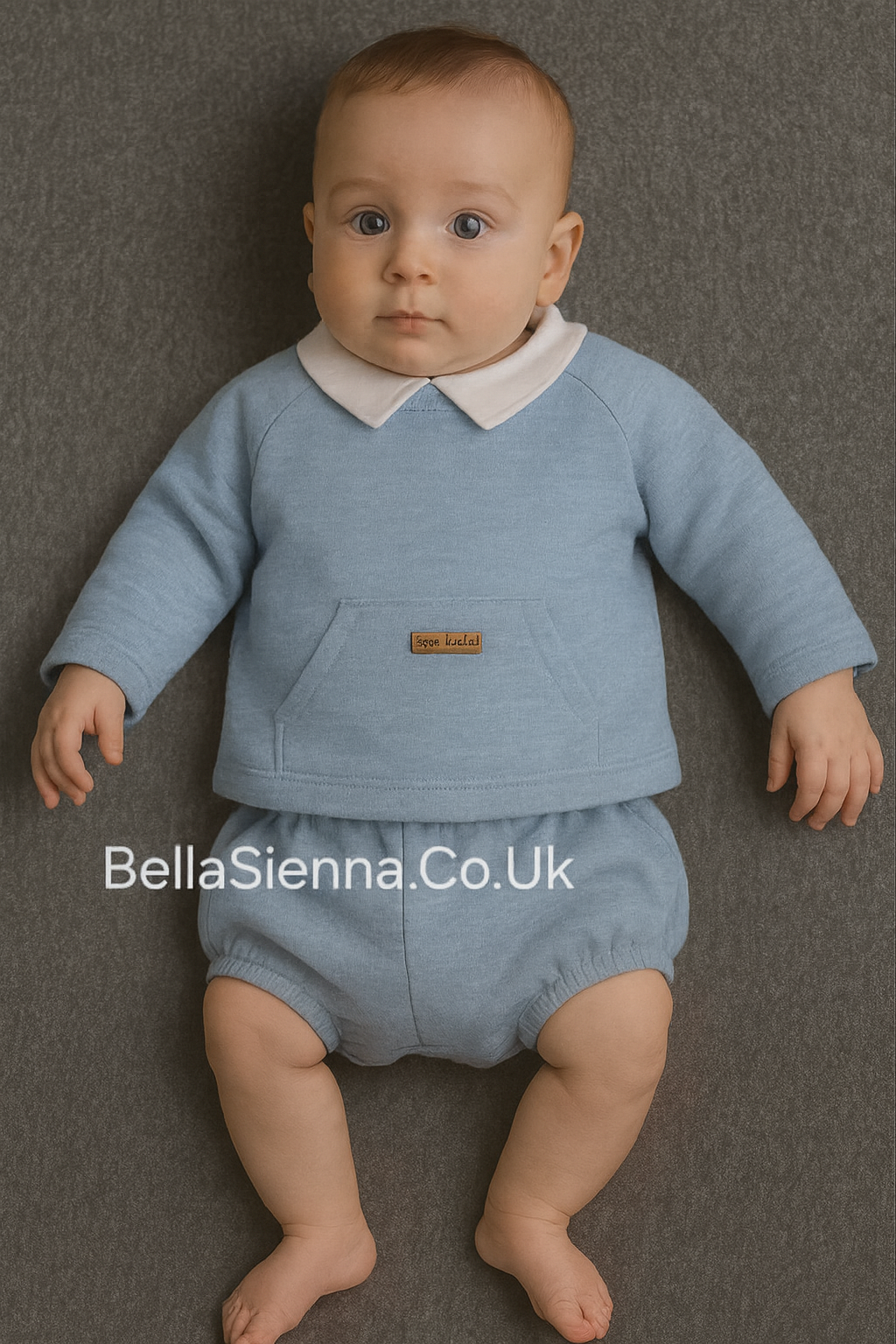 Mac ilusion Stylish Baby Boys Three Piece Outfit Blue 8310
