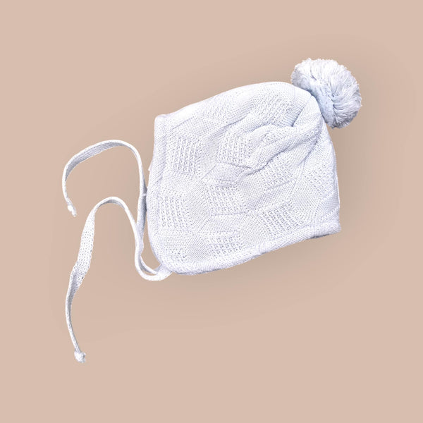 Pretty Originals Newborn Babies Single  Pom Pom  Hat