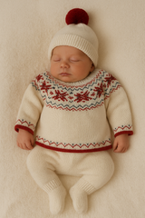 Mac ilusion Baby Boys Three Knitted Set - 9819 - NATURAL