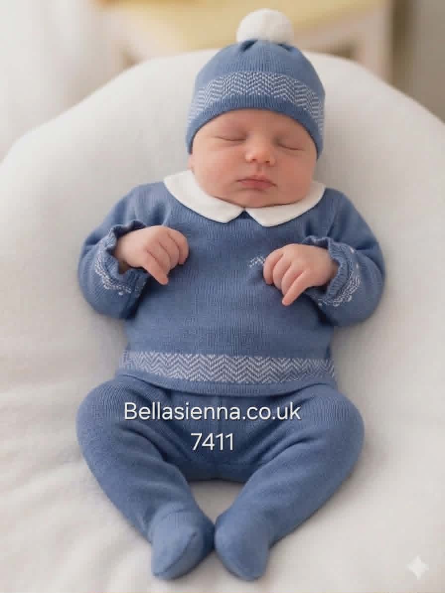 Mac Ilusion Baby Boys Three Piece Knitted Set 7411