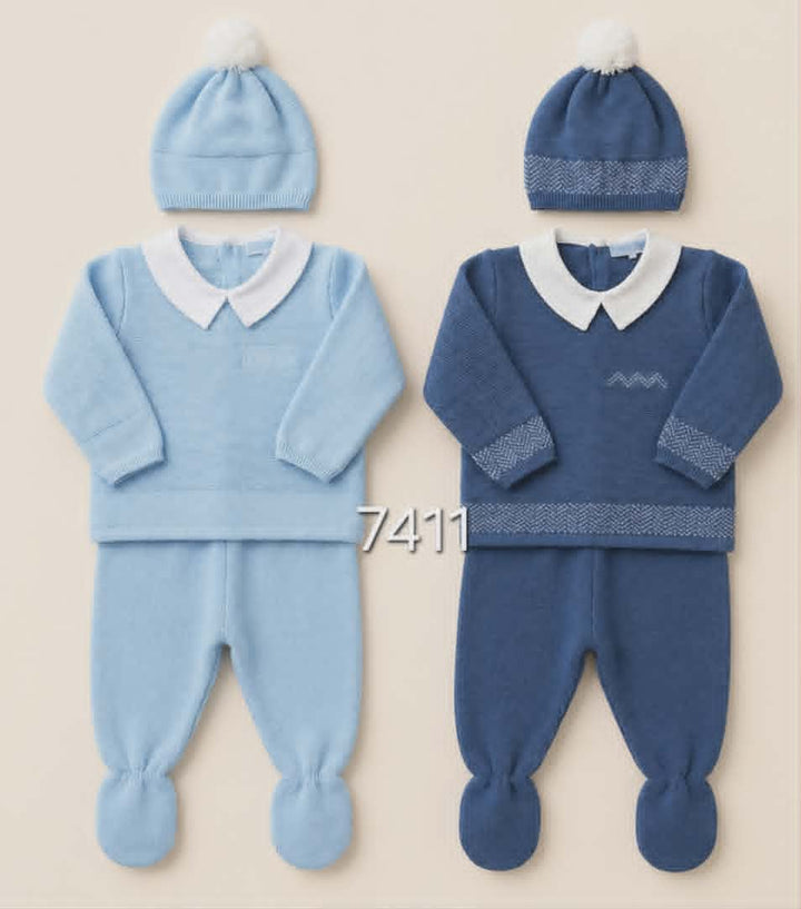 Mac Ilusion Baby Boys Three Piece Knitted Set 7411