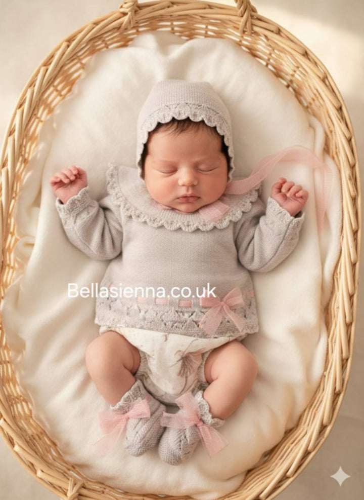 Mac Ilusion Baby Four Piece Outfit 7424 Nuez (Beige Colour)
