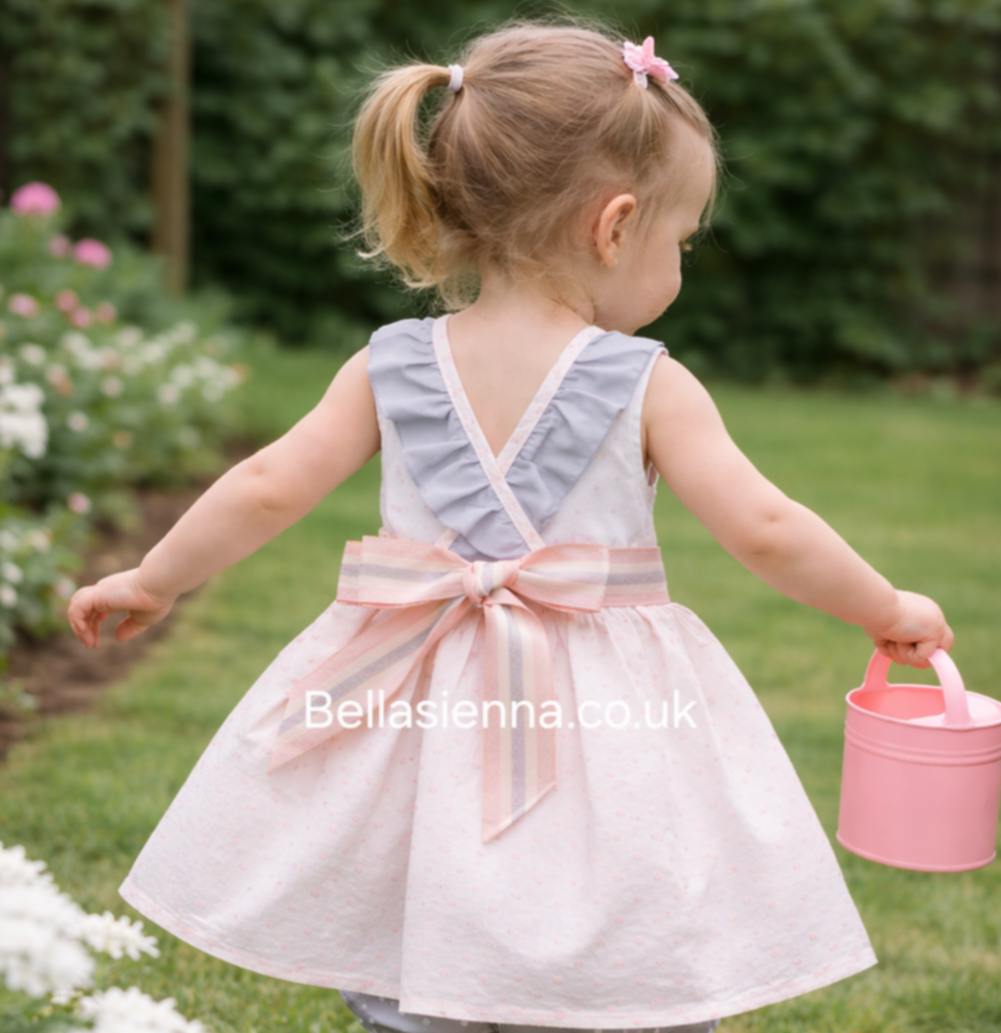 Mac ilusion Pink Baby Girls Summer Dress Set 7740