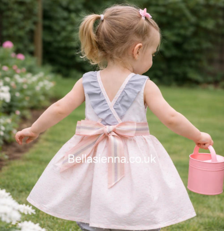 Mac ilusion Pink Baby Girls Summer Dress Set 7740