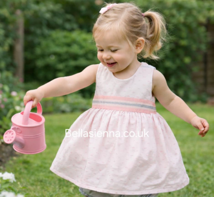 Mac ilusion Pink Baby Girls Summer Dress Set 7740
