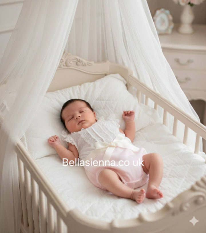 Mac ilusion Stunning Baby Girls Spanish Romper/Shortie 7754