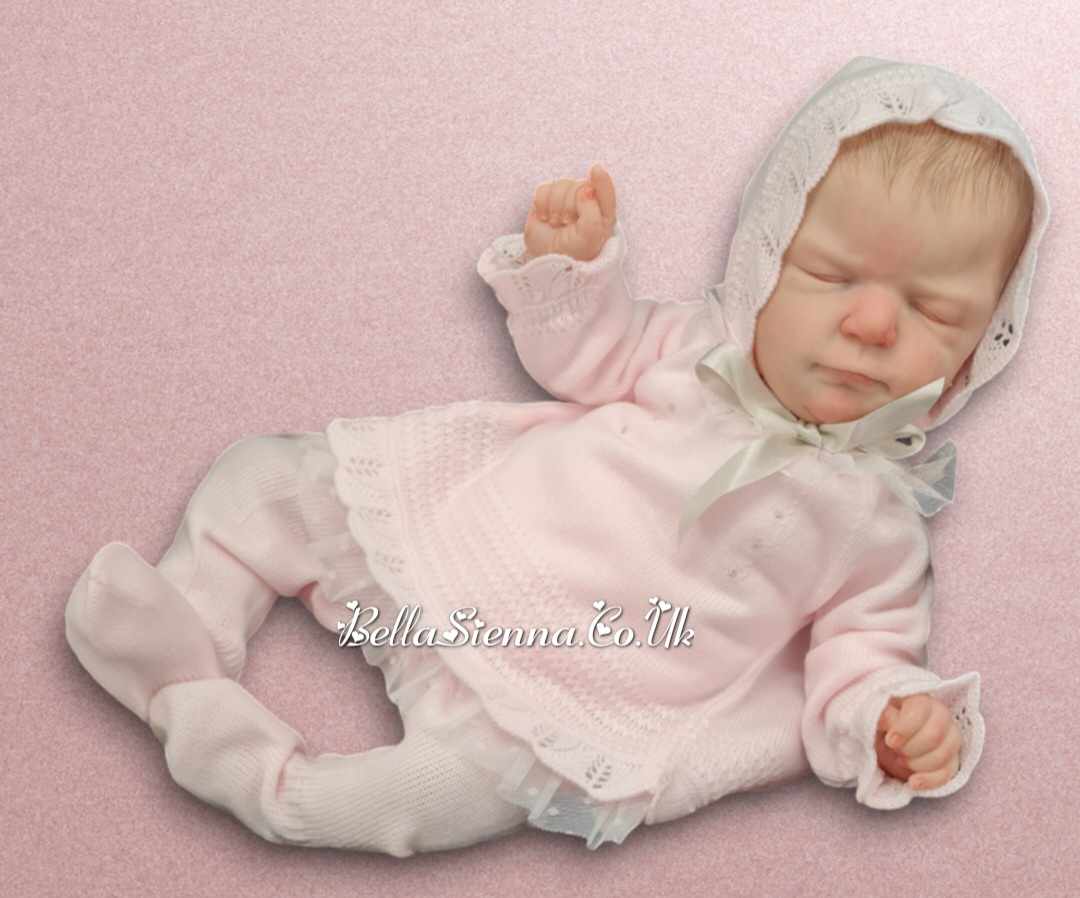 Mac ilusion Newborn Baby 3 Piece Set - 7814 Pink