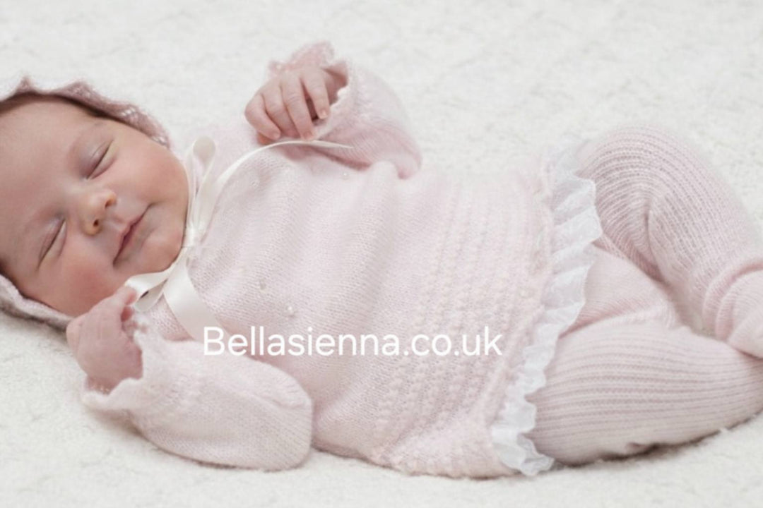 Mac ilusion Newborn Baby 3 Piece Set - 7814 Pink