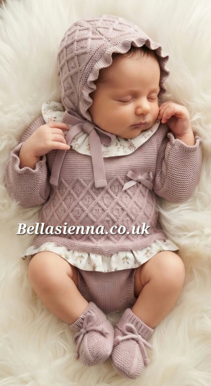 Mac ilusion Girls Four Piece Outfit - Lavender - 9027