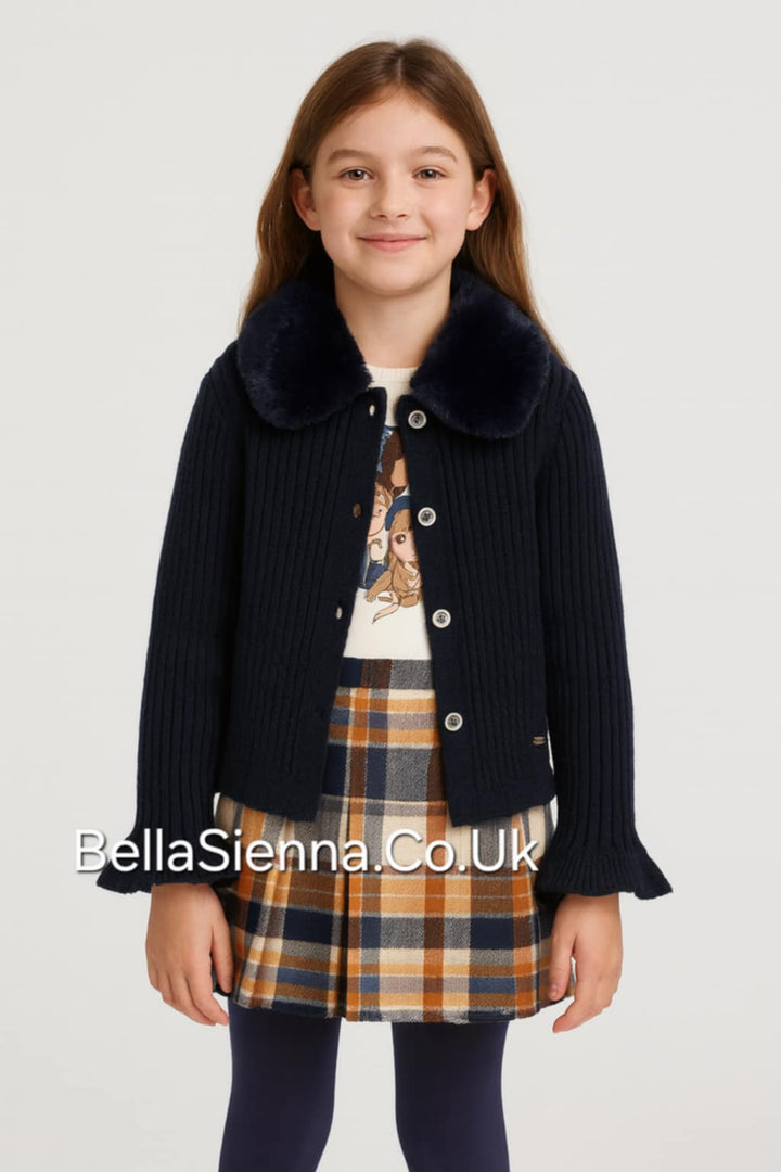 Mayoral Girls Checked Skort & Long Sleeved Top - 4065 & 4909