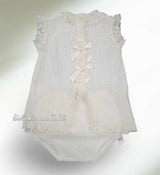 Nini Baby Girls Fine Ivory Summer Set