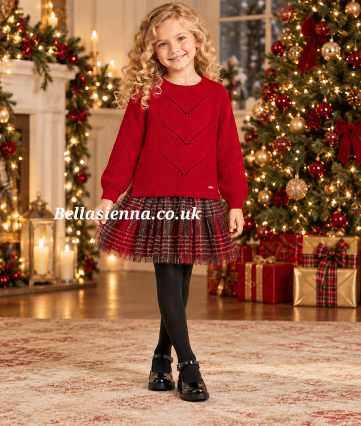 Mayoral Two Piece Dress Set - 4915 - Red