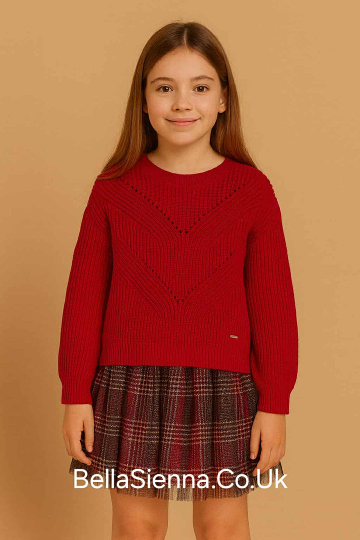 Mayoral Two Piece Dress Set - 4915 - Red