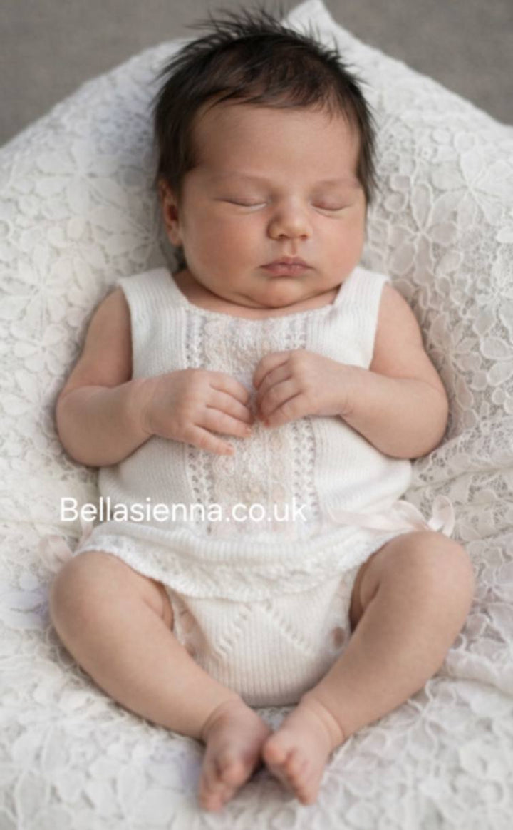Mac ilusion Two Piece Knitted Vest & Jam Pants Set - 8862 - Petal Pink