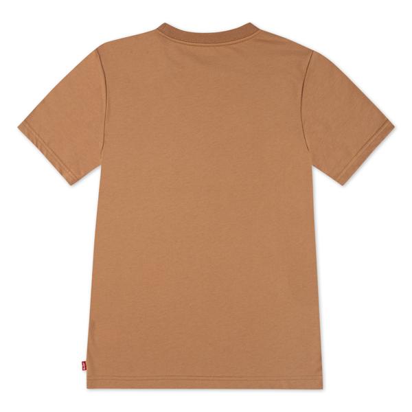 Levi's Kids Rodeo Brown Embroidered Chest Logo T-Shirt - 8EA100-J62