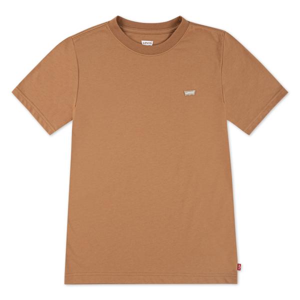 Levi's Kids Rodeo Brown Embroidered Chest Logo T-Shirt - 8EA100-J62