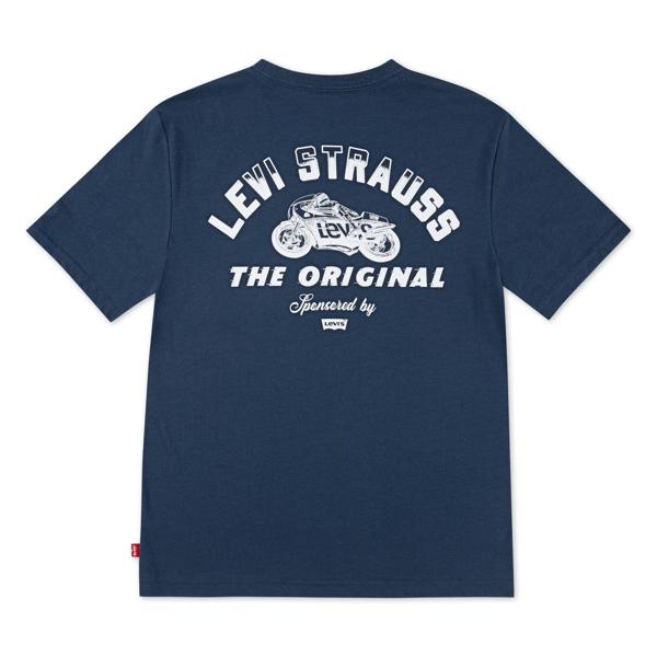 Levi's Kids Speed Trial Motorbike T-Shirt - 8EP039-UF3 - Navy